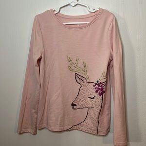 Girls size 8 long sleeve top